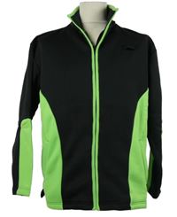 Pánská černo-zelená thermo propínací mikina Dimensions 