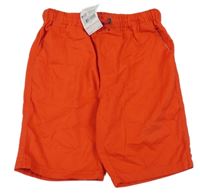 Nové - Červené plátenné kraťasy Next