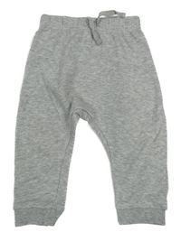 Světlešedé melírované baggy tepláky George