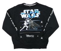 Černá mikina se StarWars a překlápěcími flitry Disney