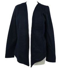 Dámský tmavomodrý vzorovaný sakový cardigán Gina Benotti