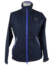 Dámská tmavomodrá šusťáková sportovní bunda s rolákem Ijp