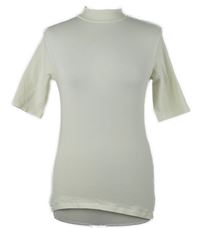 Dámske smotanové tričko s rolákom Only