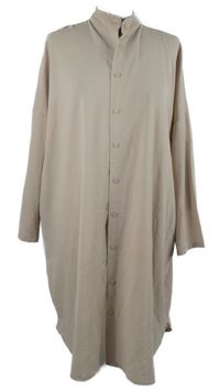 Dámské béžové propínací šaty Boohoo