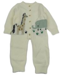 Pletený overal se zvířátky Shein