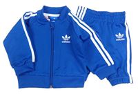 2set - Modrá sportovní tepláková souprava Adidas