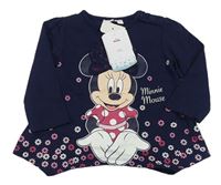Tmavomodré triko s Minnie Disney