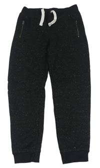 Černé třpytivé tepláky Matalan