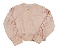 Ružová saténová bunda Matalan