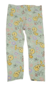 Světlezelené legíny s Tweetym 