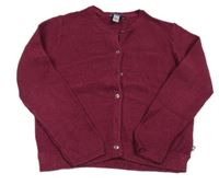 Tmavoružový trblietavý prepínaci sveter Okaidi