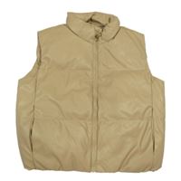 Béžová kožušinová zateplená vesta Primark