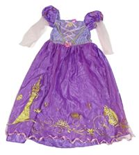 Kostým - Fialové saténovo/tylové šaty - Locika Disney 