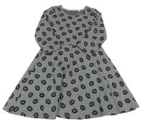 Sivé teplákové šaty so perami Pepperts