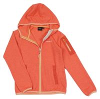 Neonově oranžová sportovní funkční propínací mikina s kapucí IcePeak 