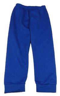 Safírové kalhoty s písmenky 