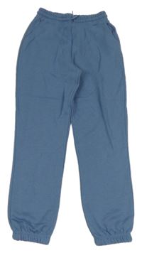 Modrošedé cuff tepláky Primark 