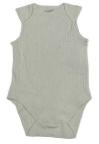 Biele rebrované body s bodkami Primark