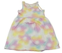 Duhové bavlnené šaty H&M