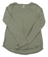 Khaki tričko H&M