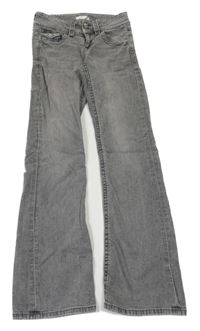 Šedé wide leg rifle Gina Tricot