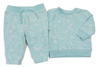2set - Pomněnková mikina s dinosaury + tepláky Primark