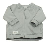 Světlešedá propínací mikina s nášivkou Next