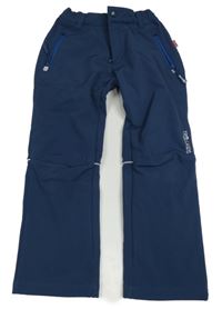 Tmavomodré softshellové kalhoty TROLLKIDS