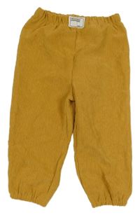 Okrové manšestráky SHEIN