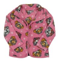 Ružová fleecová prepínaci mikina s PAW PATROL George