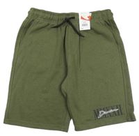 Nové - khaki teplákové kraťasy s nápisem George