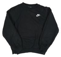 Černá mikina s logem Nike