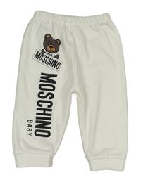 Bílé tepláky s medvědem Moschino