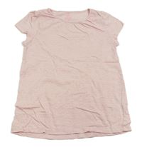Ružové melírované tričko H&M