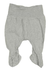 Světlešedo-bílé pruhované polodupky Ergee