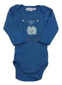 Tmavomodré body s medvěďom Impidimpi