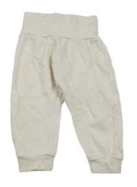 Svetlobéžové melírované tepláky H&M