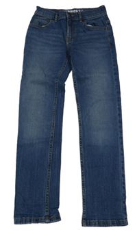 Modré straight fit rifle Tu