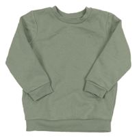 Khaki mikina s výšivkou Matalan