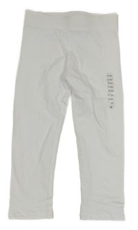 Nové - Biele capri legíny Dunnes