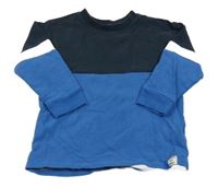 Tmavomodro-modré mikinotriko Next