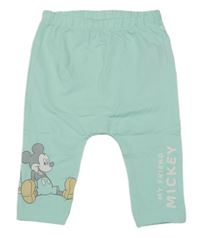 Tyrkysové legíny s Mickeym Disney