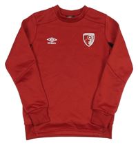 Rubínová sportovní mikina s logem Umbro