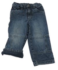 Tmavomodré podšité rifle Impidimpi