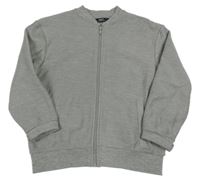 Sivá melírovaná prepínaci mikina Next