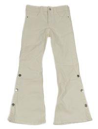 Bílé flare rifle s cvočky H&M