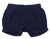 Tmavomodré plátenné kraťasy zn. Mothercare