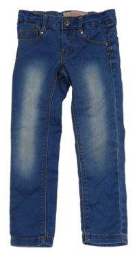 Modré teplákové slim rifle 