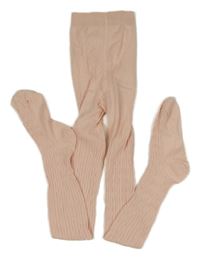 Svetloružové vzorované pančuchy Primark