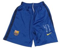 Tmavomodré sportovní kraťasy s číslem - F.C.B Nike